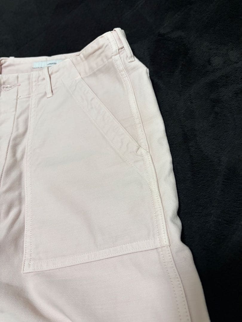 FRAMeWORK ライトミリタリースラブベイカーパンツ　ピンク