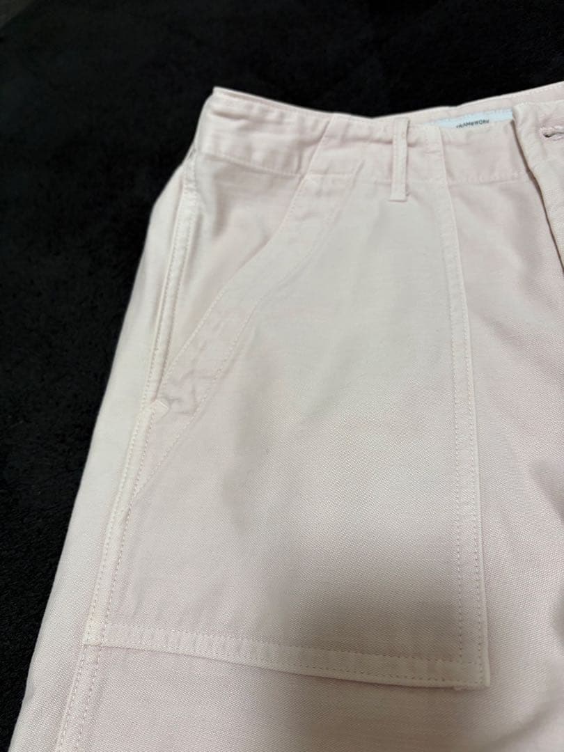 FRAMeWORK ライトミリタリースラブベイカーパンツ　ピンク