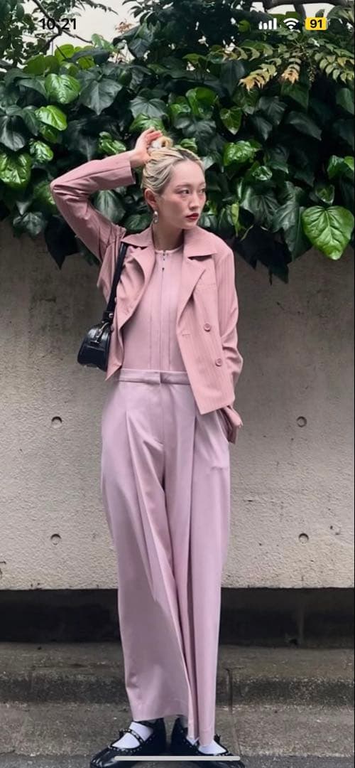 サロペット・オーバーオール・オールインワン KNIT DOCKING LOOSE ROMPERS