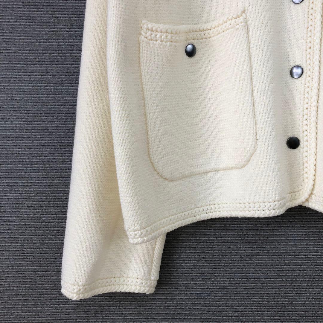 THE SHINZONE ニットジャケット F エクリュ