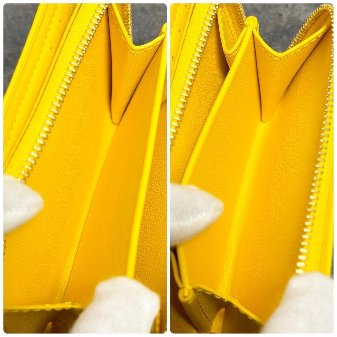 未使用級⭐️ルイヴィトン ポルトフォイユ ルー 折り財布 ラムレザー 黄 限定色