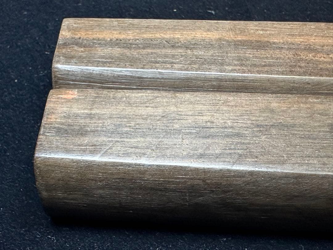 義太夫、人間浄瑠璃、豊竹若太夫　豊竹派　打木　拍子木　柝たく　黒檀最高级　義太夫