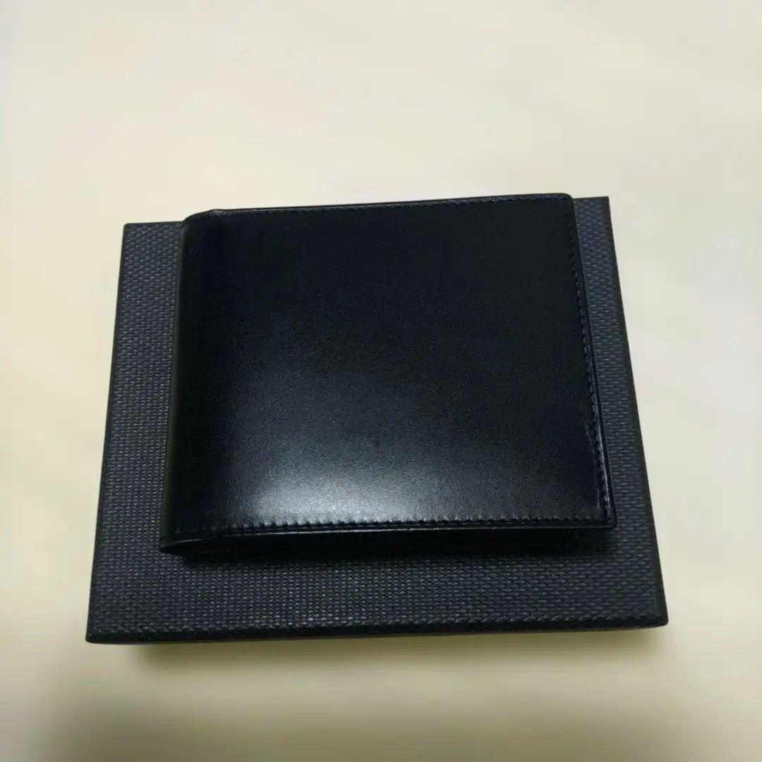 ダンヒル dunhill 二つ折り財布 　 カーフスキンレザー