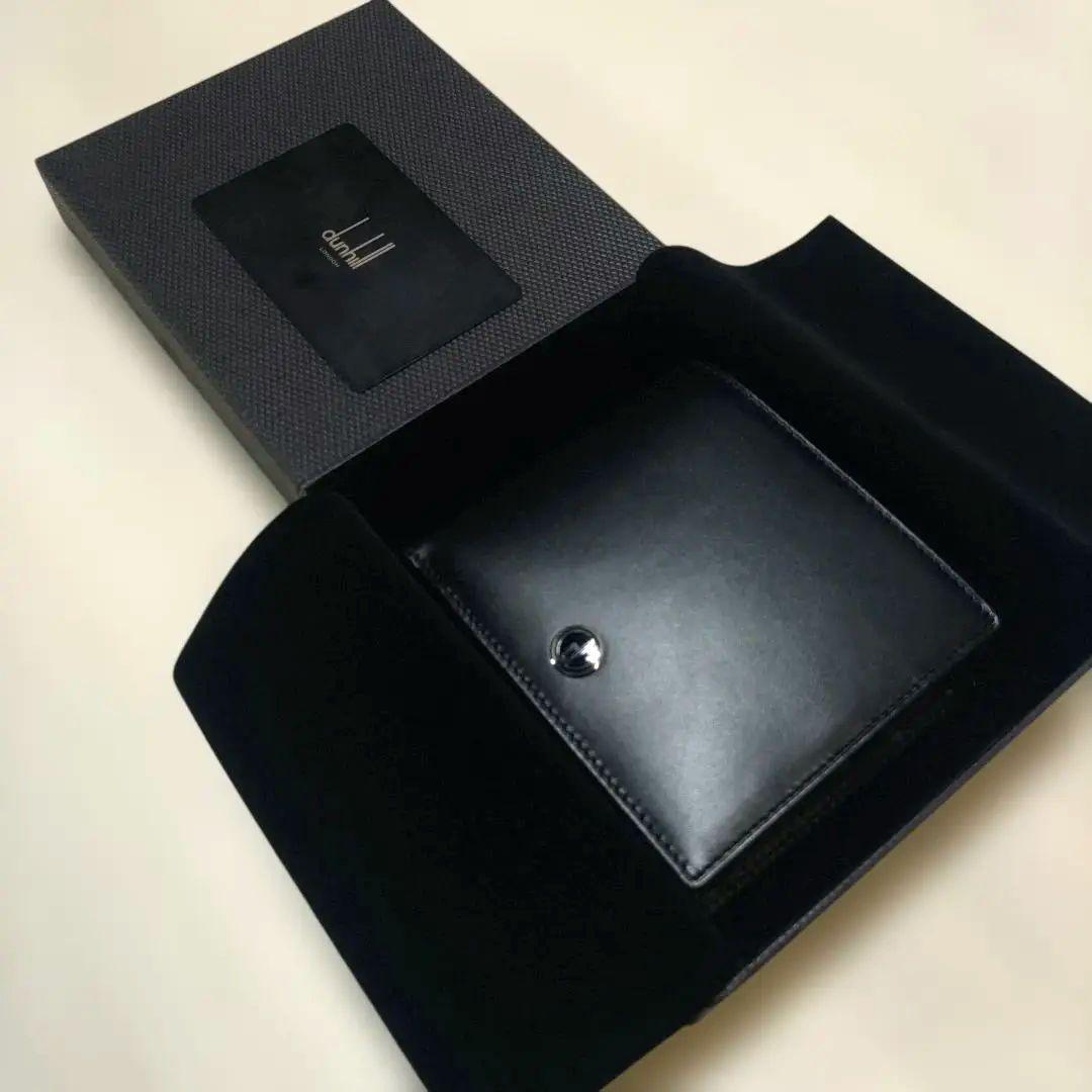 ダンヒル dunhill 二つ折り財布 　 カーフスキンレザー