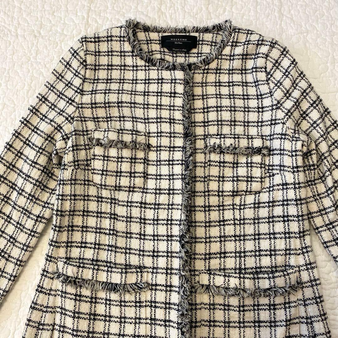 Max Mara マックスマーラ ツイード コート 36