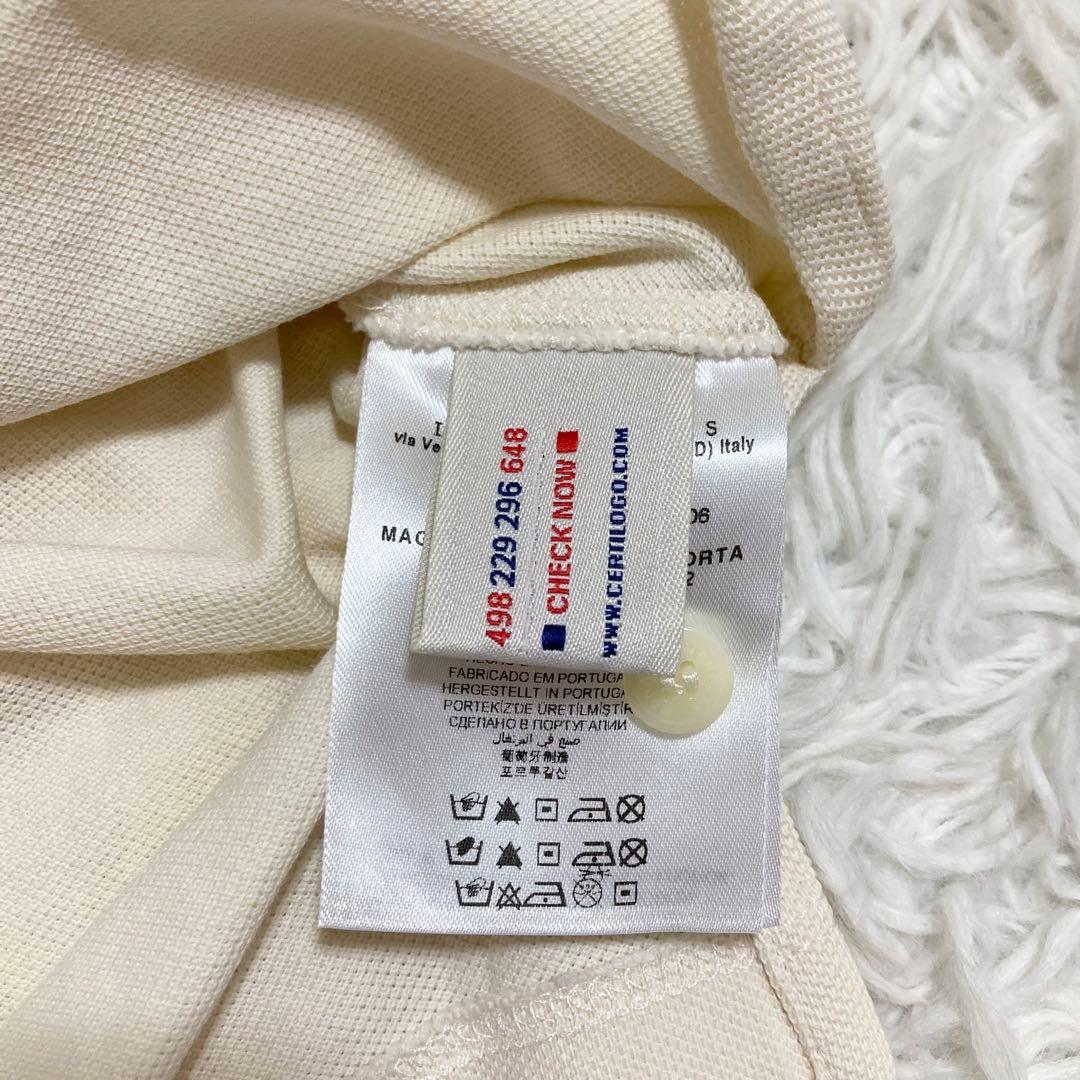 モンクレール ポロシャツ センターロゴ トリコロール 鹿の子 マグリア S