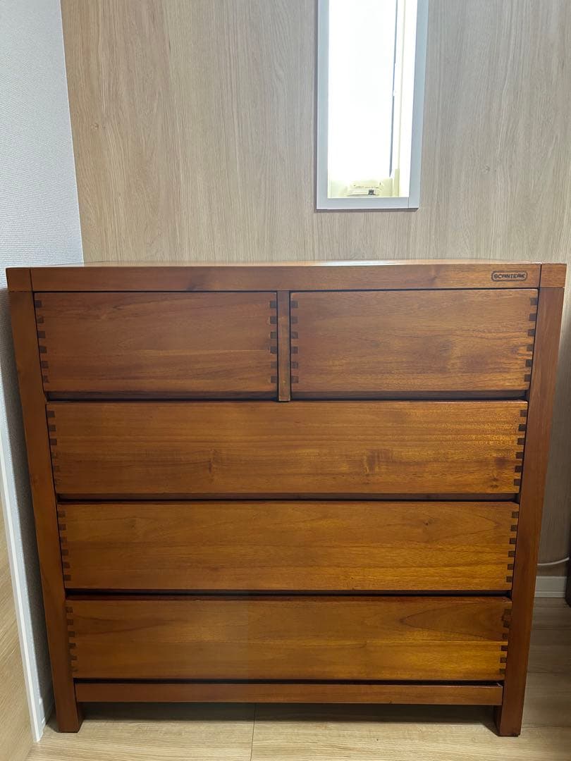 SCANTEAK チェスト 5段