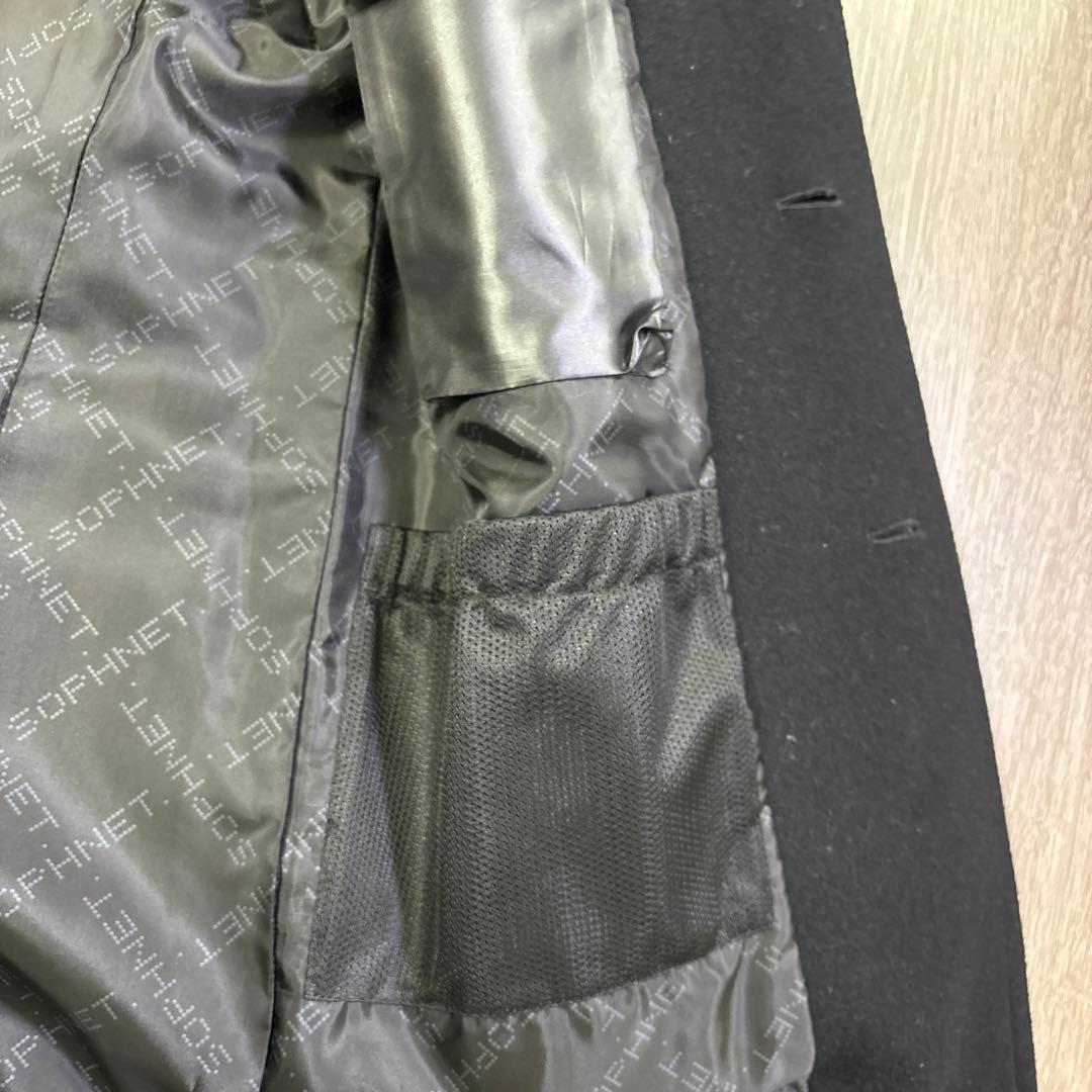 レ*オ様 SOPHNET. CHESTERFIELD COAT BLACK/L