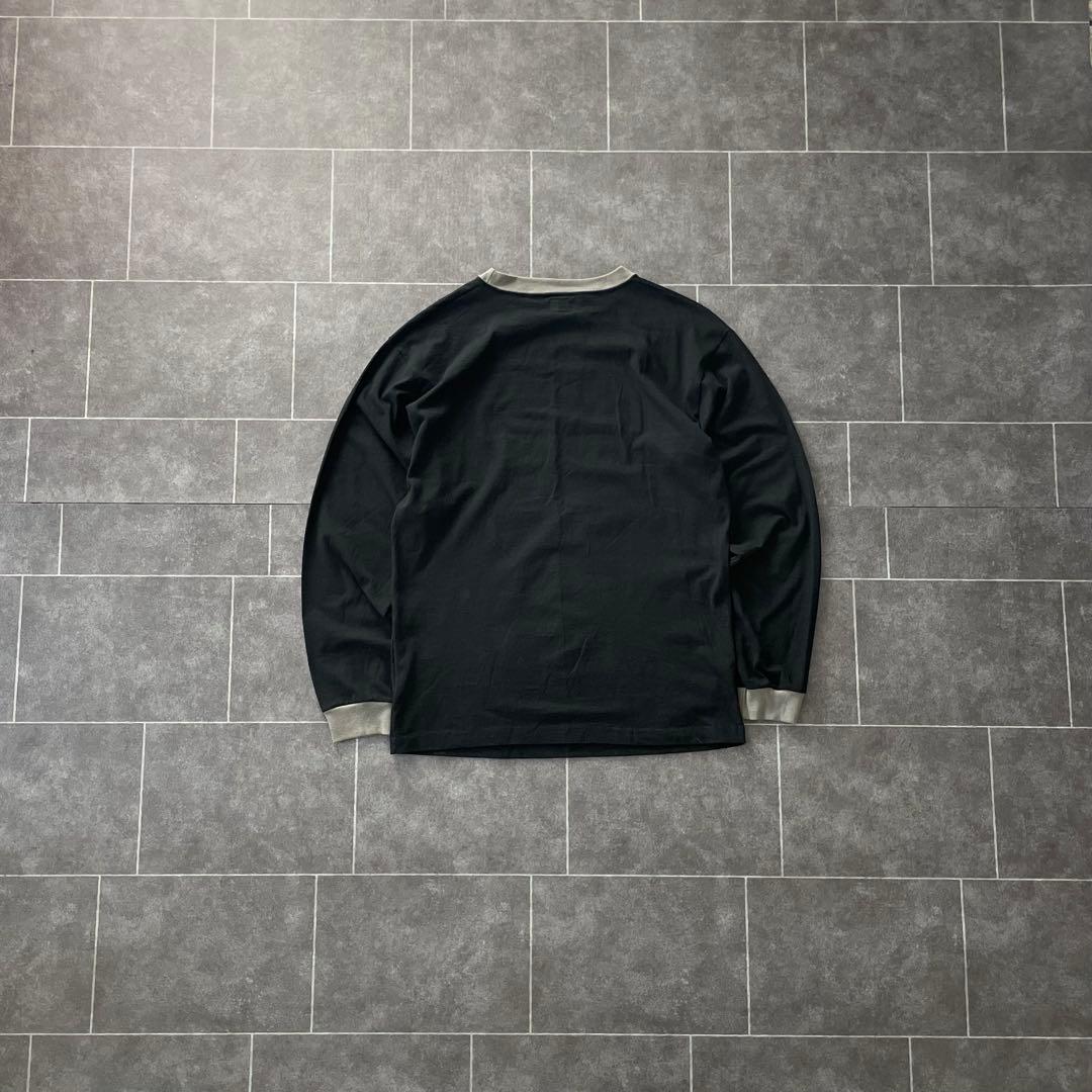 90's usa製 紺タグ Stussy ステューシー L/S Tee 黒 L