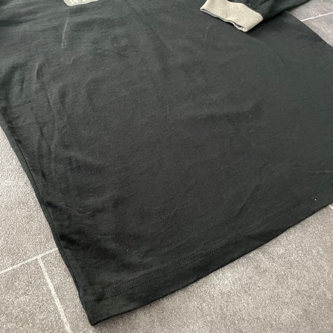 90's usa製 紺タグ Stussy ステューシー L/S Tee 黒 L