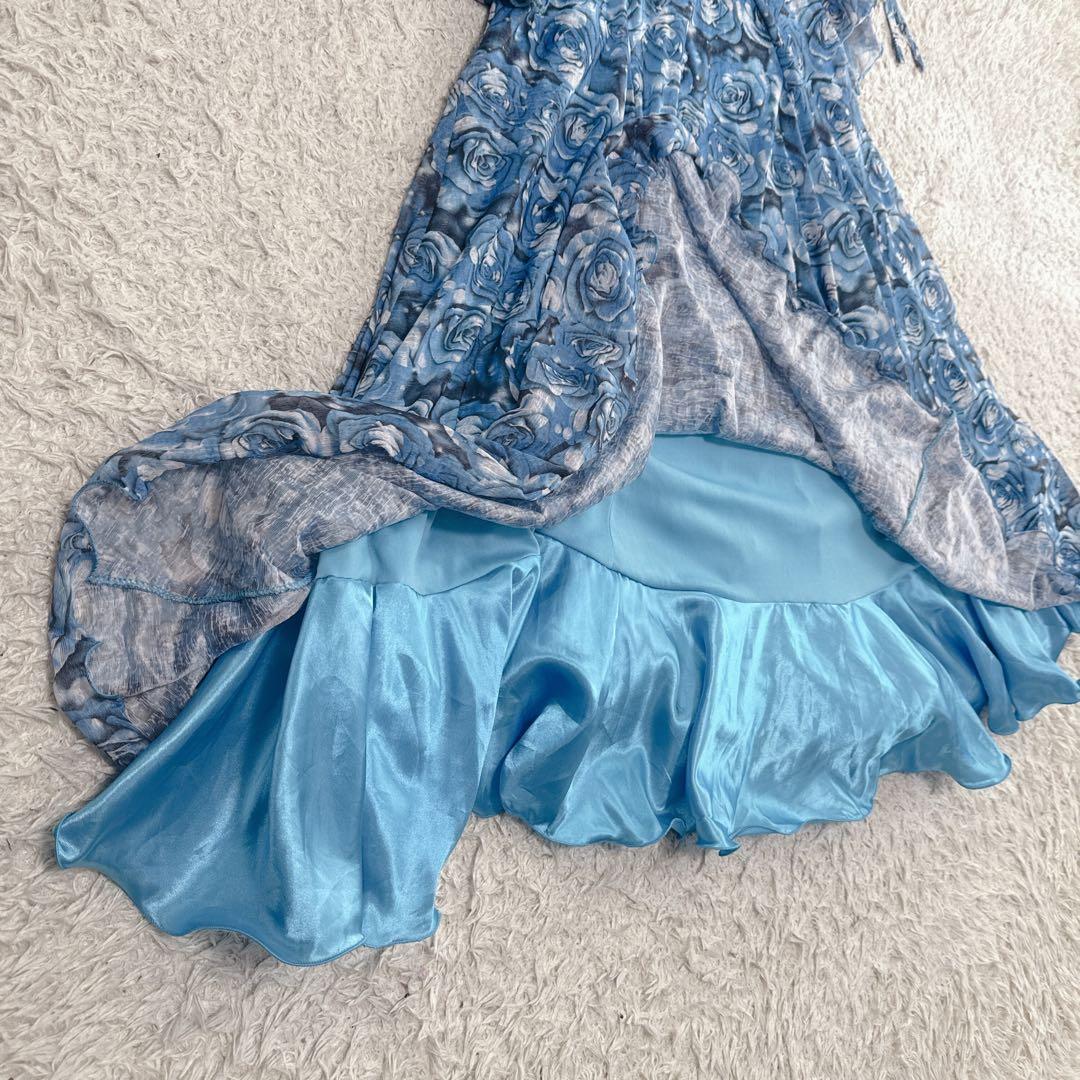 プリマブティック　社交ダンス衣装ドレス薔薇柄