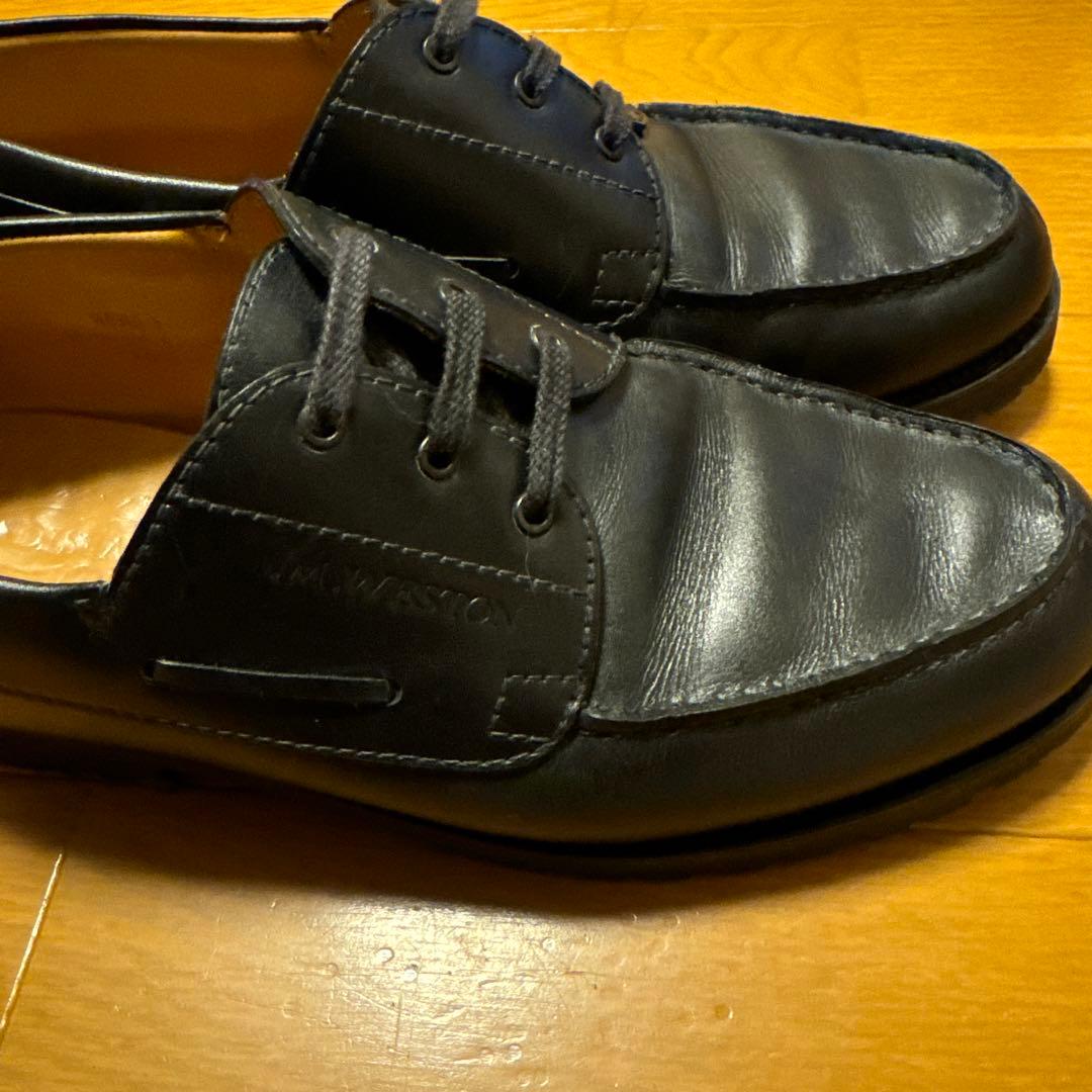jm weston ヨット希少ロシアンカーフ！(BLACK) size７Ｃ中古品
