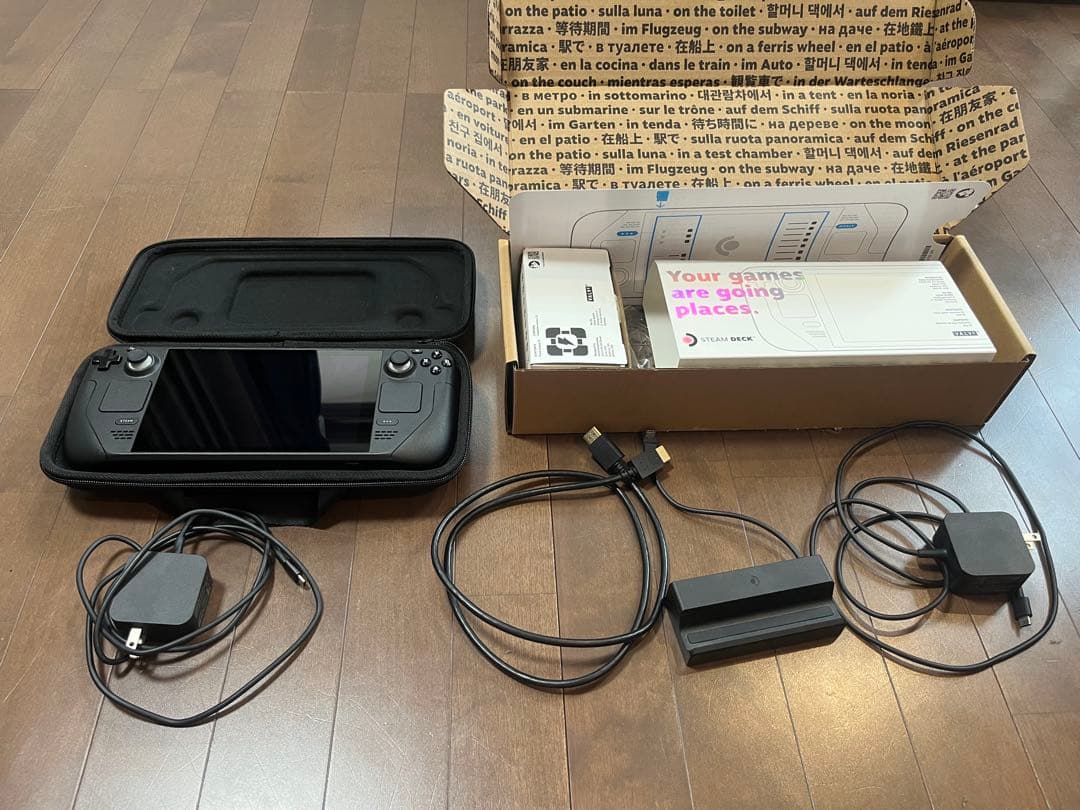 SteamDeack 64GB ドッキングステーション+512GB SD
