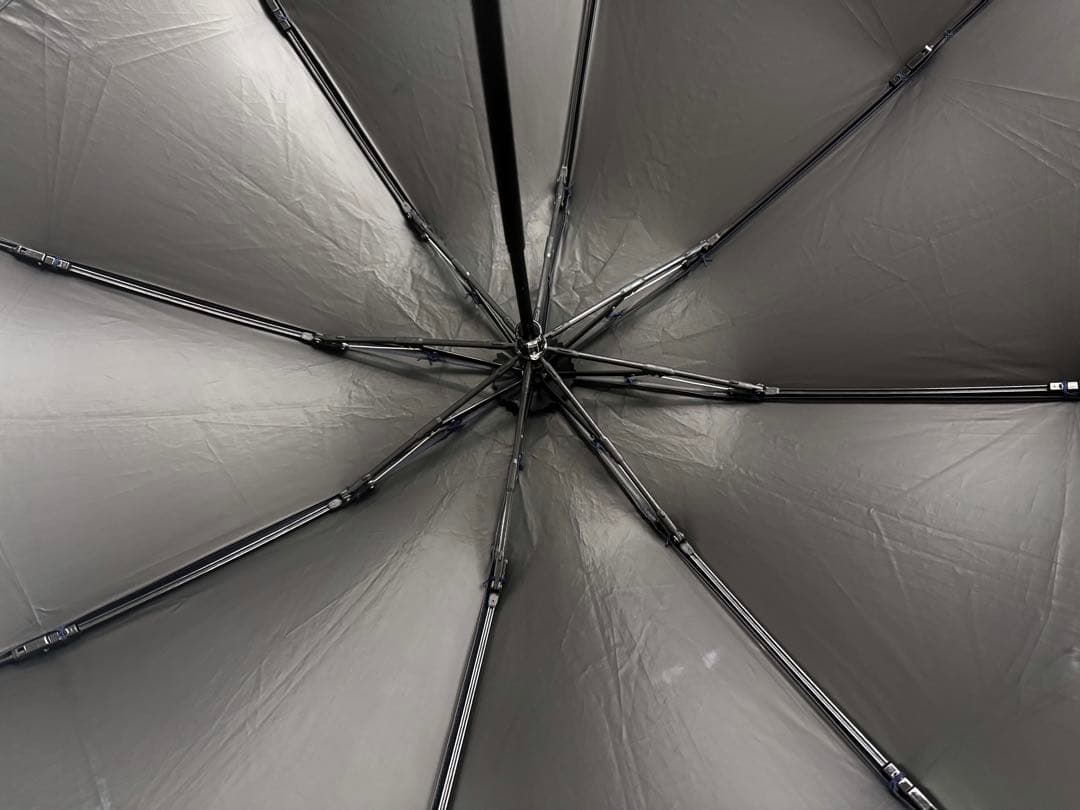 芦屋ロサブラン 折りたたみ日傘 3段折り コンビ ネイビー×ピンク