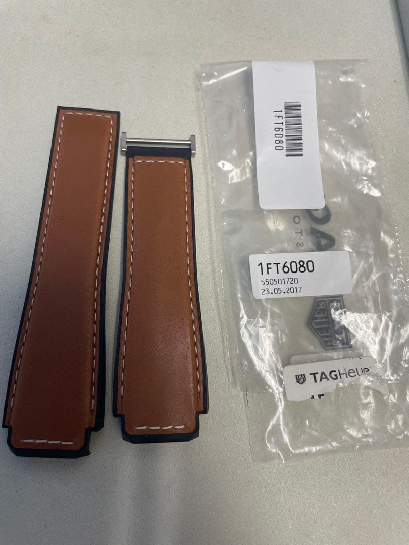 TAG Heuer レザーベルト 1FT6080 未使用品