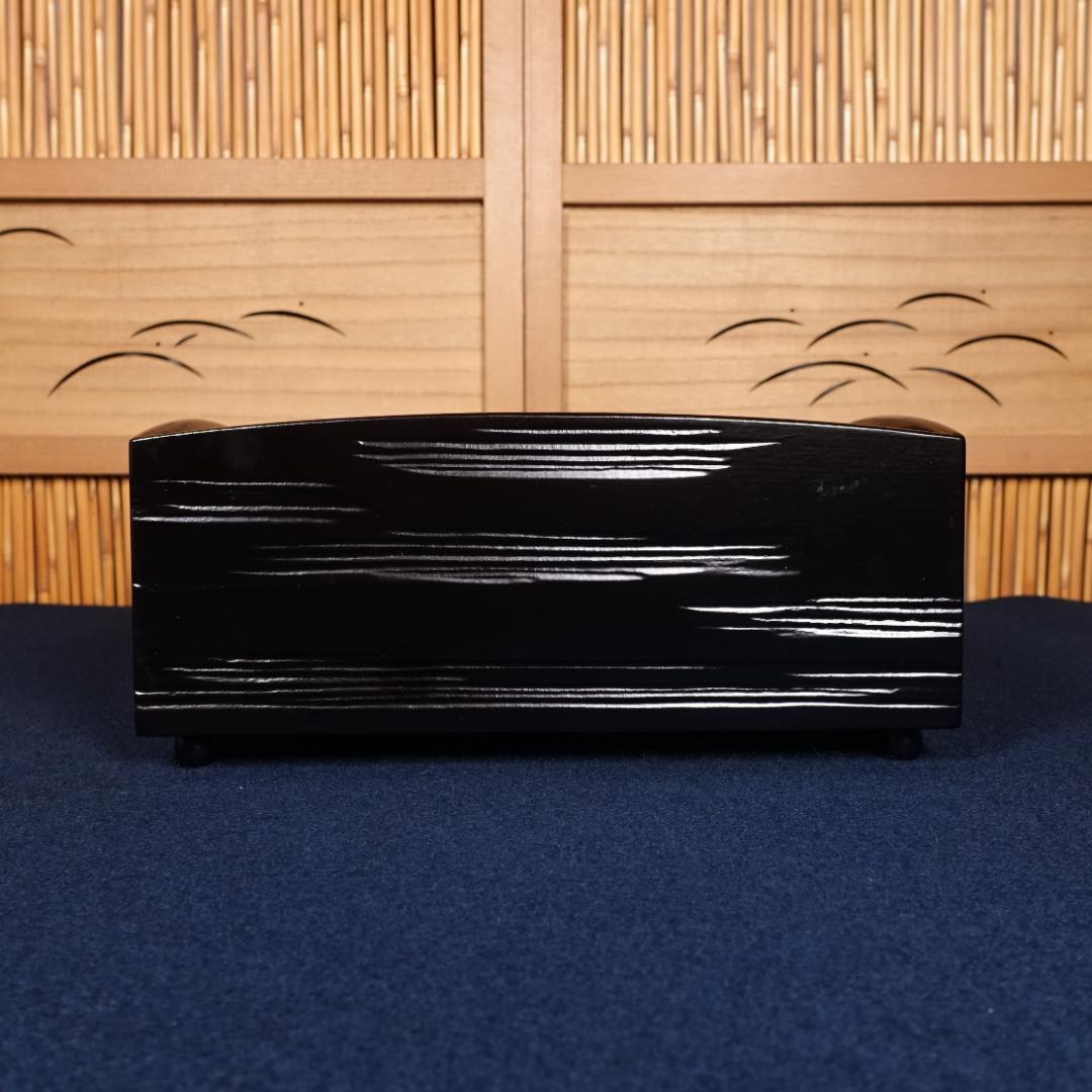 漆匠 川端近左 粒足煙草盆 共箱 茶道具 煙草道具 喫煙