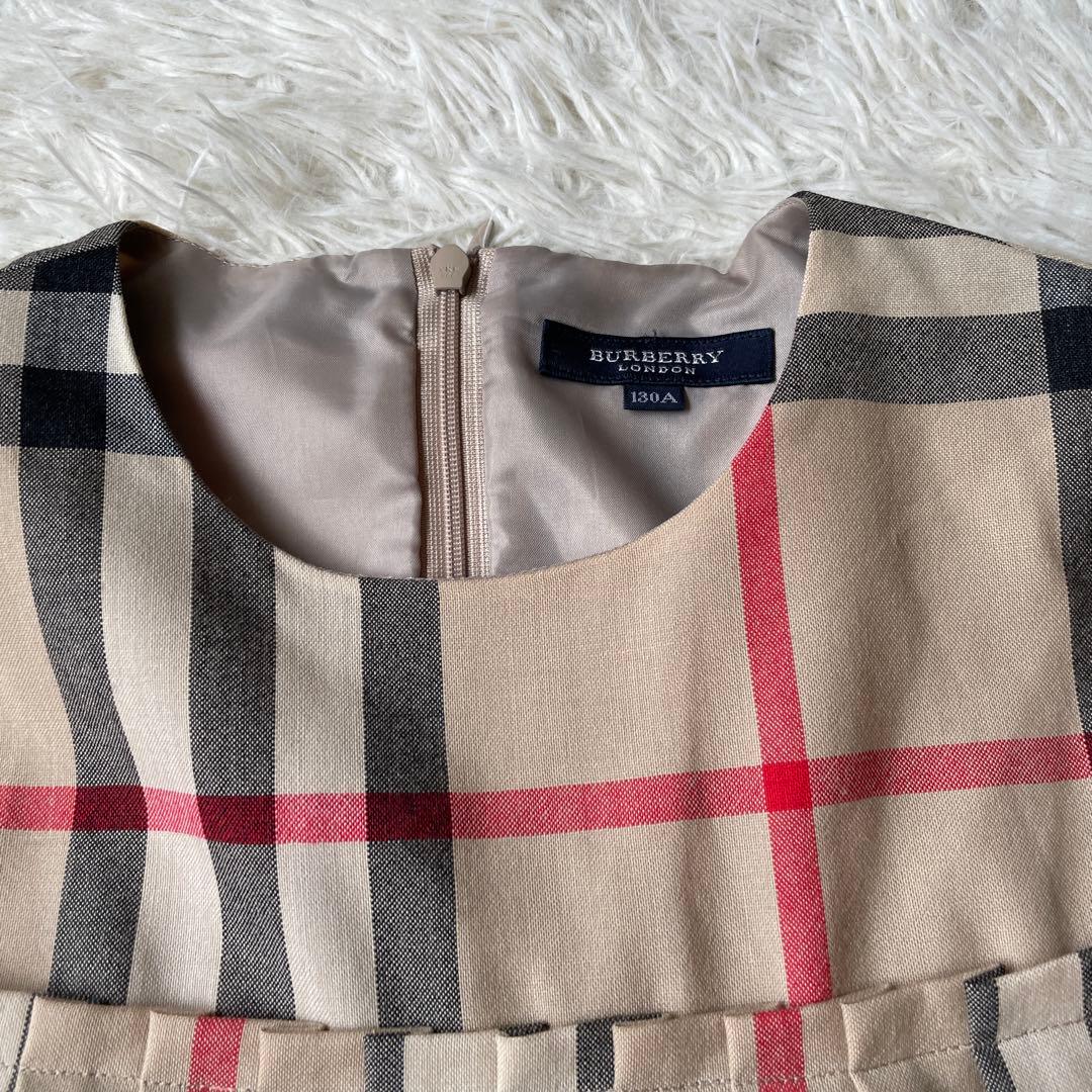 BURBERRY 大柄ノバチェックワンピース