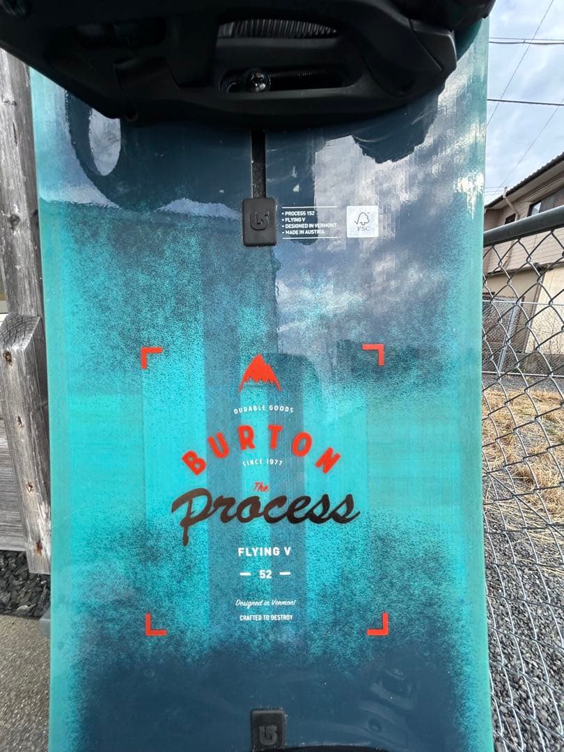BURTON process flying v 152 バインセット