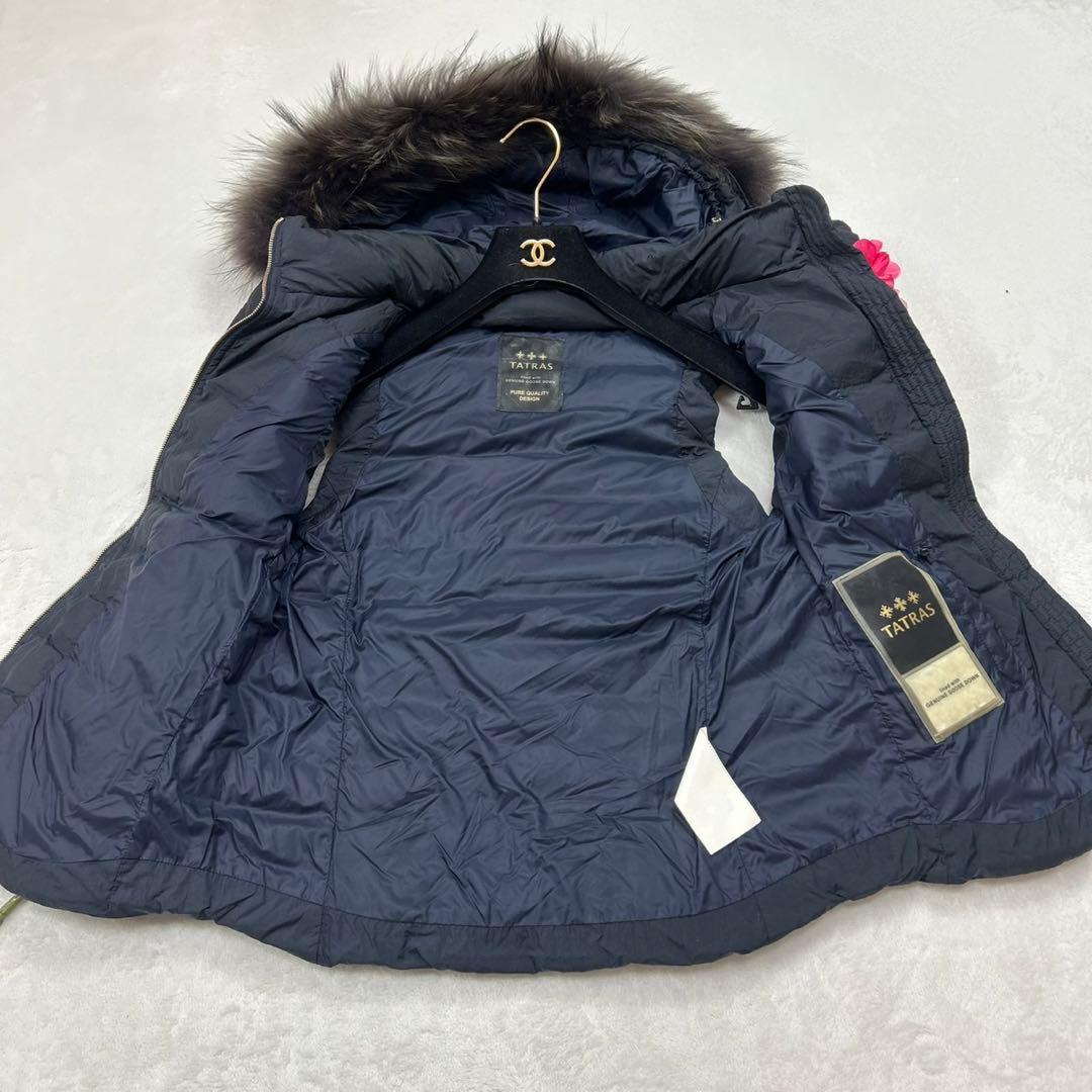 F665 M 2 タトラス オルシエラ 軽量 ネイビー ダウンベスト レディース