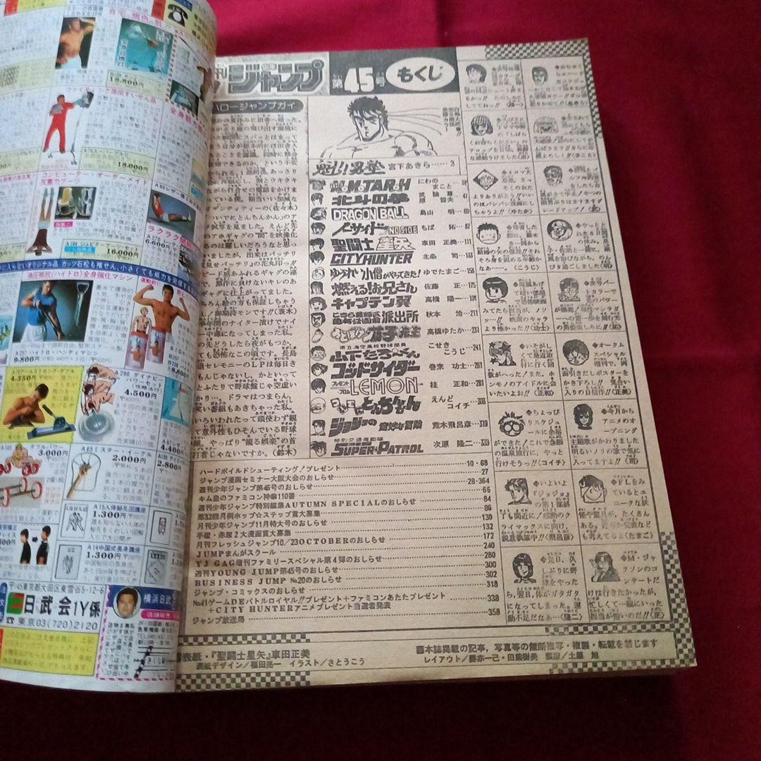 【当時物美品】週刊 少年 ジャンプ 1987年45号 漫画 アニメ