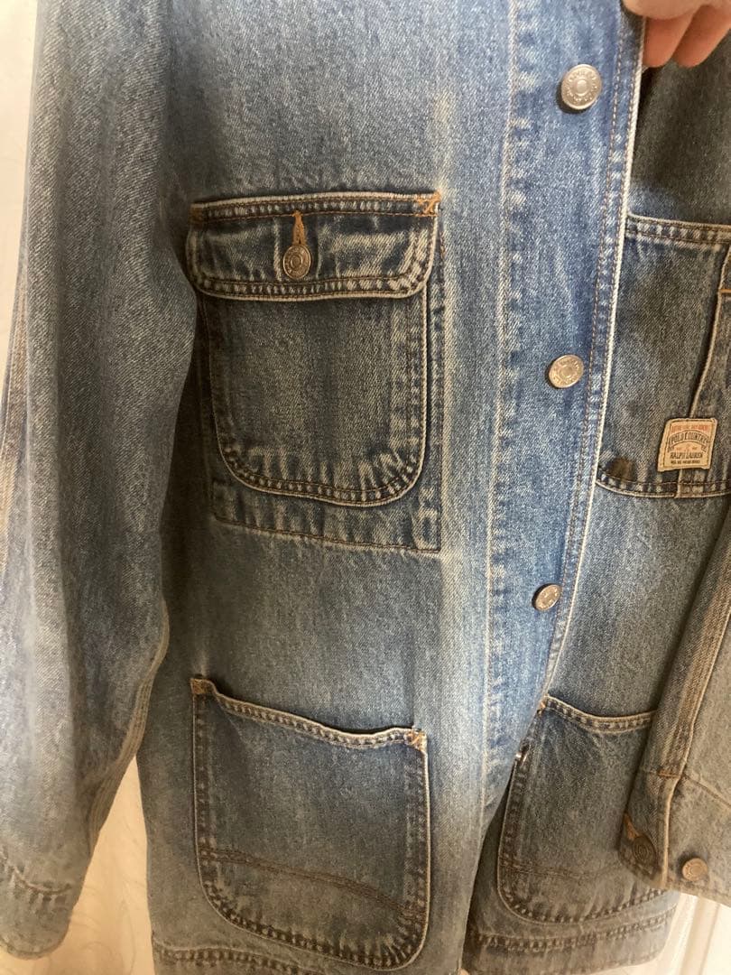 POLO COUNTRY 80s〜90s デニムカバーオール XL程度