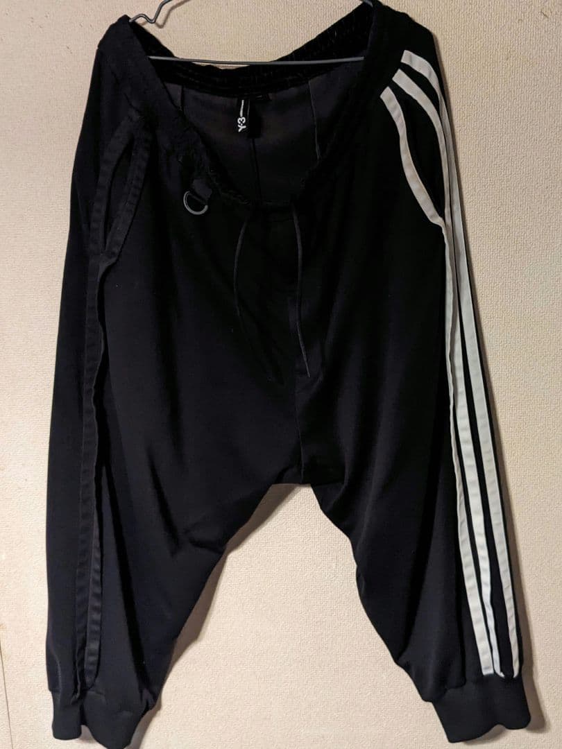 Yー３ 3-Stripes Selvedge Matte TracK pants