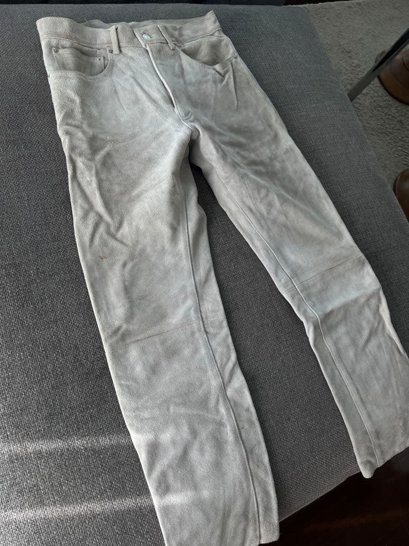 90s GOODENOUGH スエードパンツ ジャンク品 W32 L30