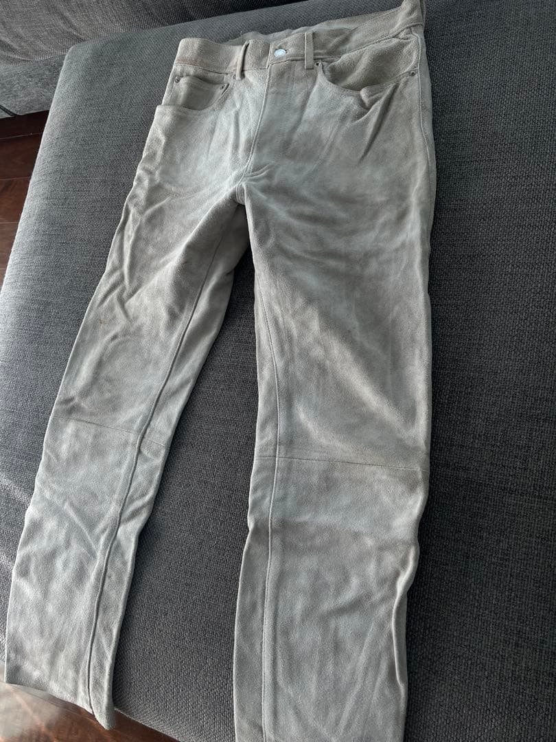 90s GOODENOUGH スエードパンツ ジャンク品 W32 L30