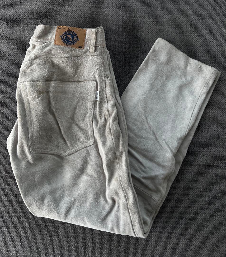 90s GOODENOUGH スエードパンツ ジャンク品 W32 L30
