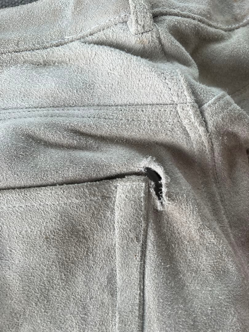 90s GOODENOUGH スエードパンツ ジャンク品 W32 L30