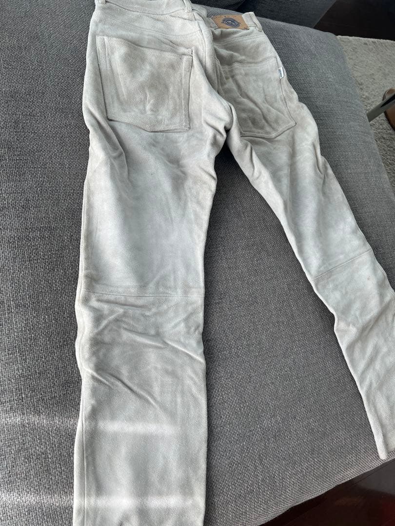 90s GOODENOUGH スエードパンツ ジャンク品 W32 L30