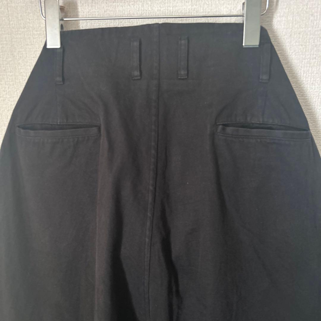 OLD MAN'S TAILOR 黒 ワイドチノパン