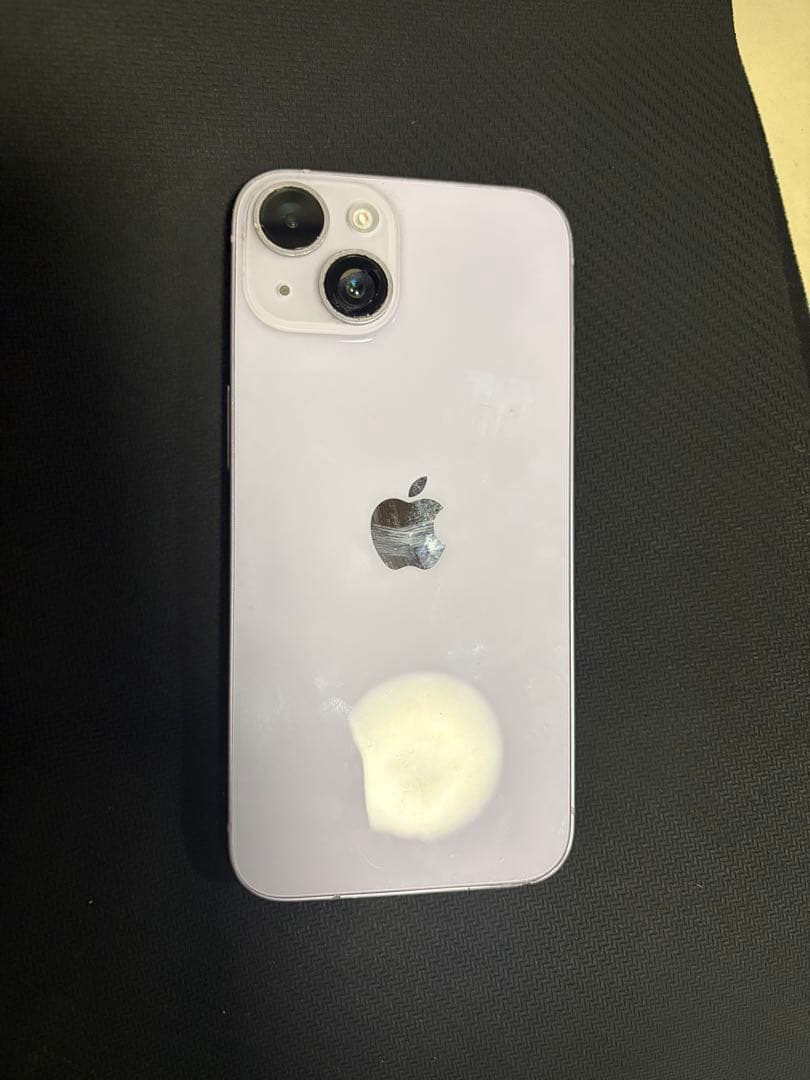 最終値下げApple iPhone 14Plus パープル 128GBカメラ破損