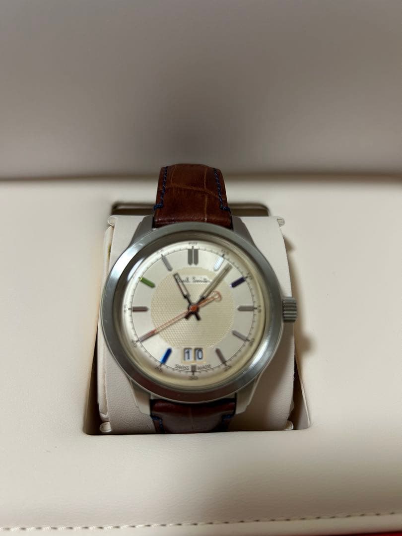 【美品】Paul Smith 腕時計 電池式 レザーバンド