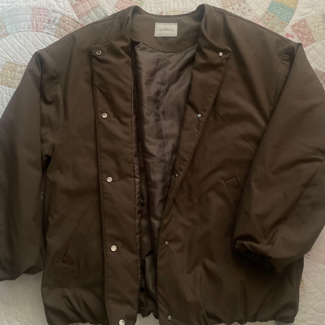 ブラウン中綿アウター ブルゾン