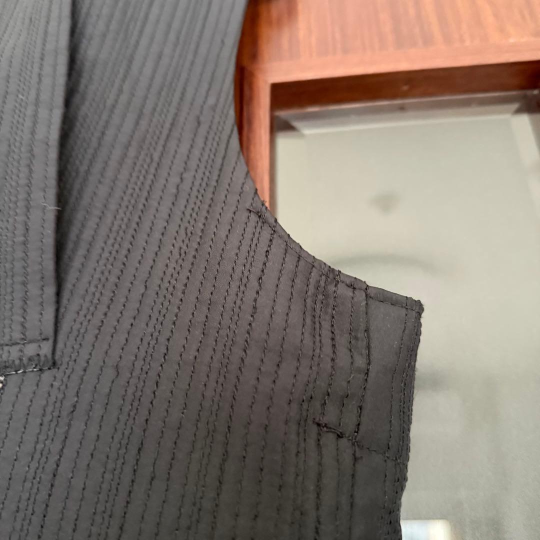 イッセイミヤケ ジップベスト ジップアップベスト キルティングベスト袖なし