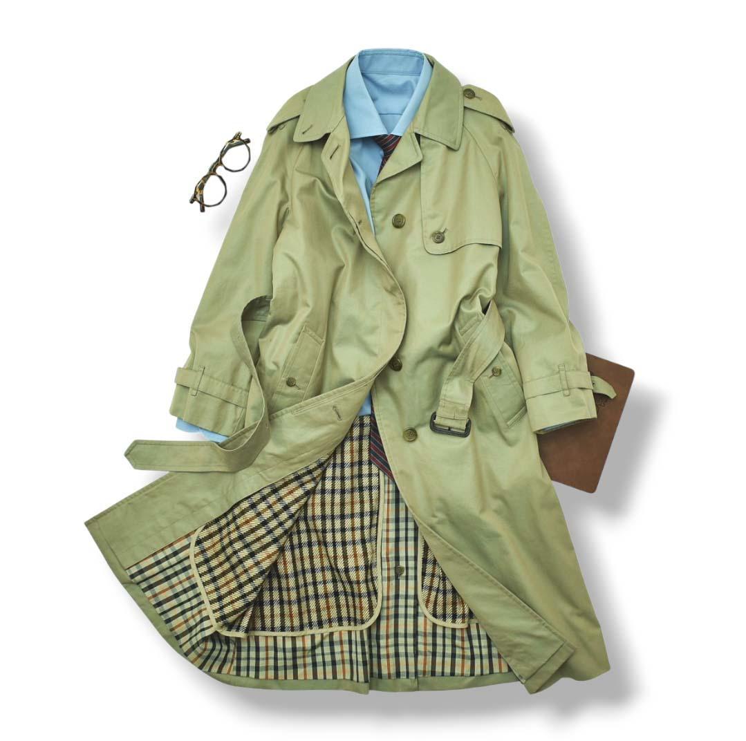 nbhr ダックス DAKS ウールライナー付き ステンカラーコート