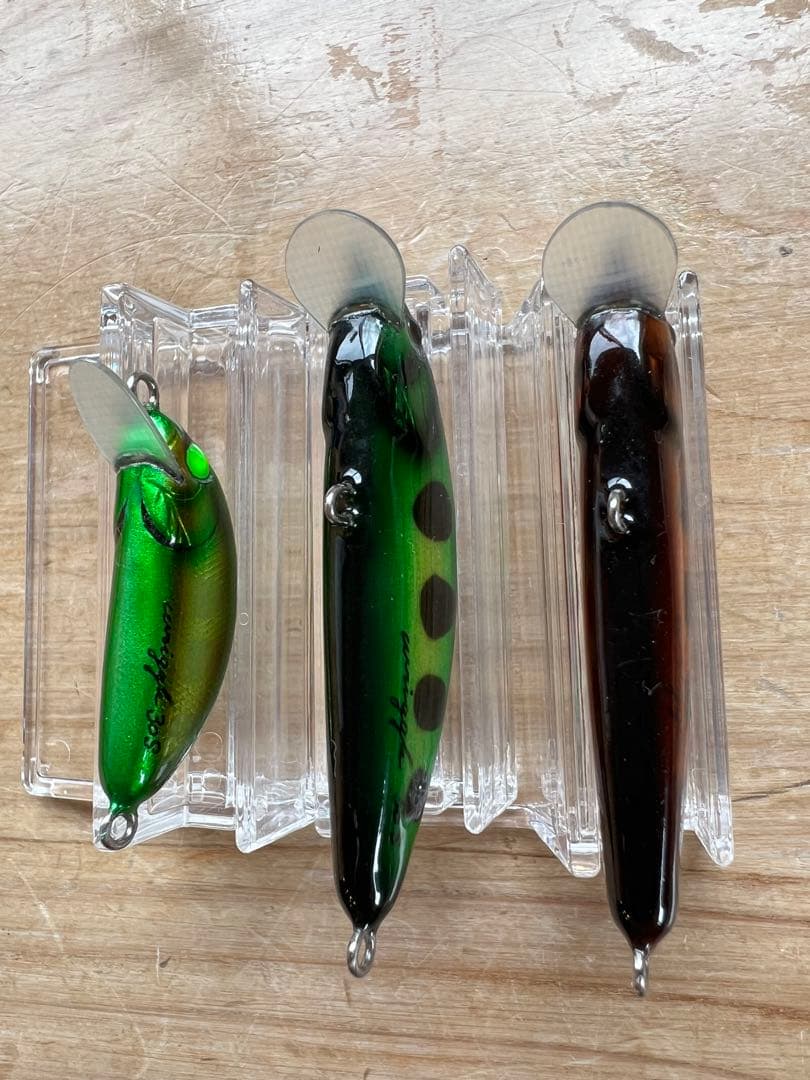 渓流ハンドメイドルアー YANOミノーリグル50S→2個、30S→ 1個