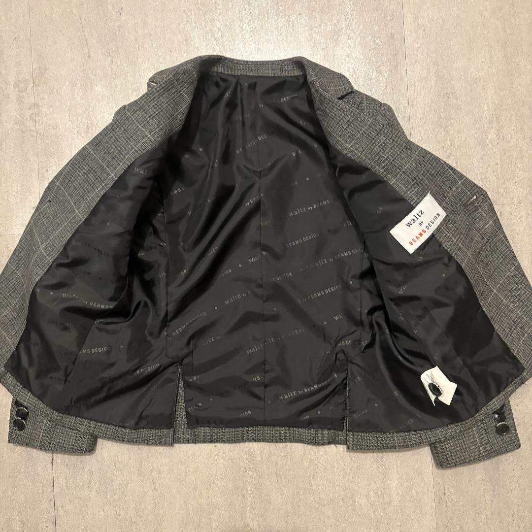 極美品♪ウォルツバイビームスデザイン セットアップ スーツ チェック120