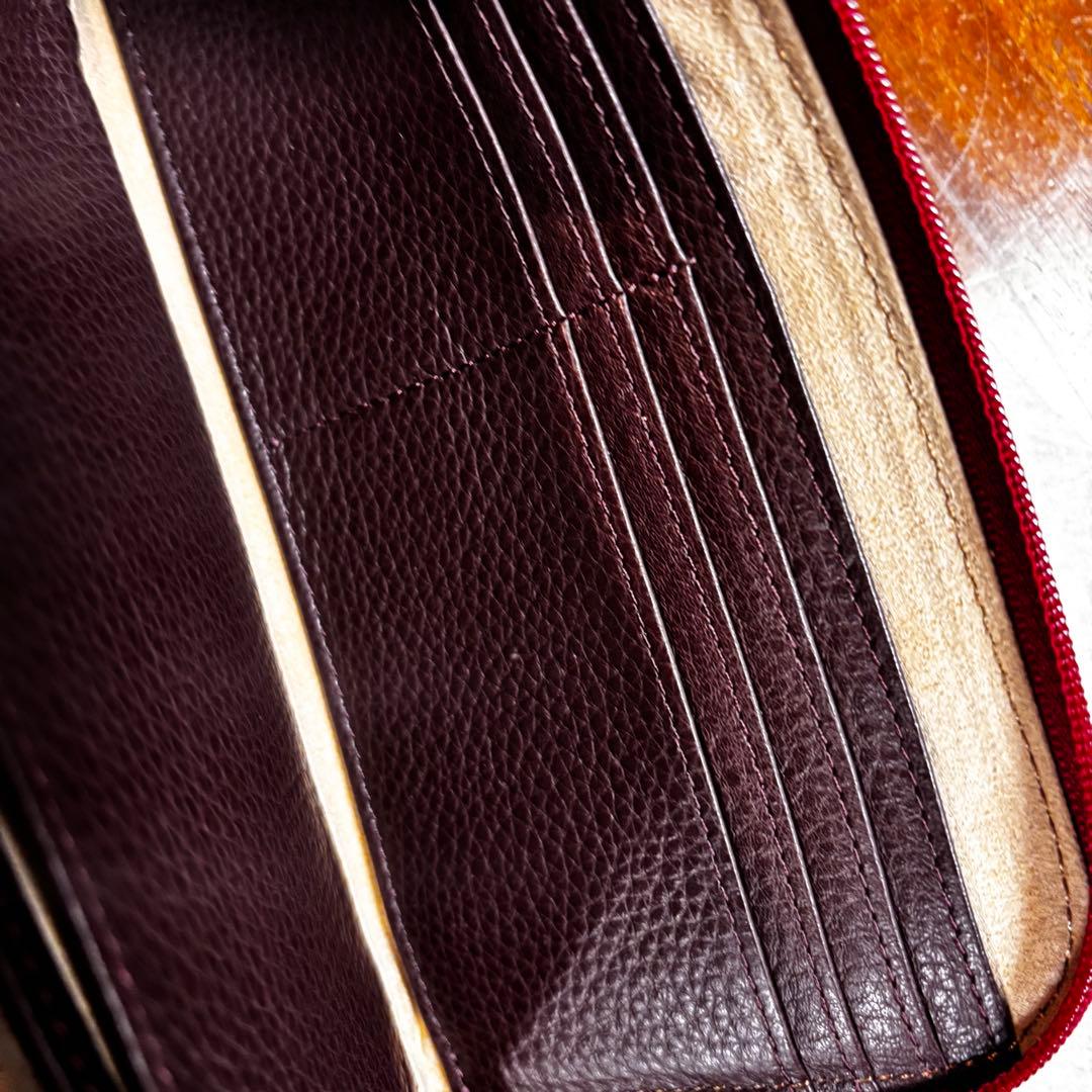 【美品】ATAO limo アタオ リモパールワイン 長財布