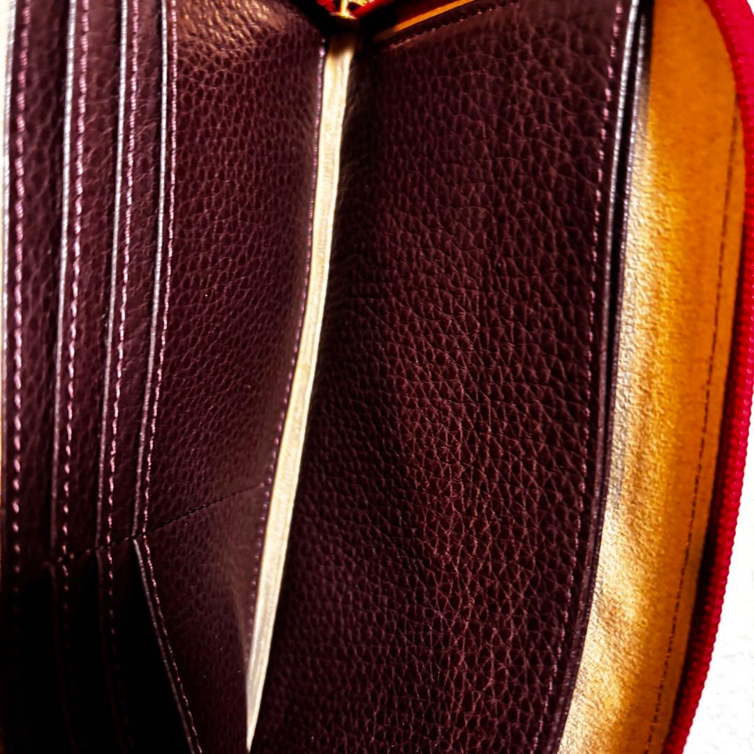 【美品】ATAO limo アタオ リモパールワイン 長財布