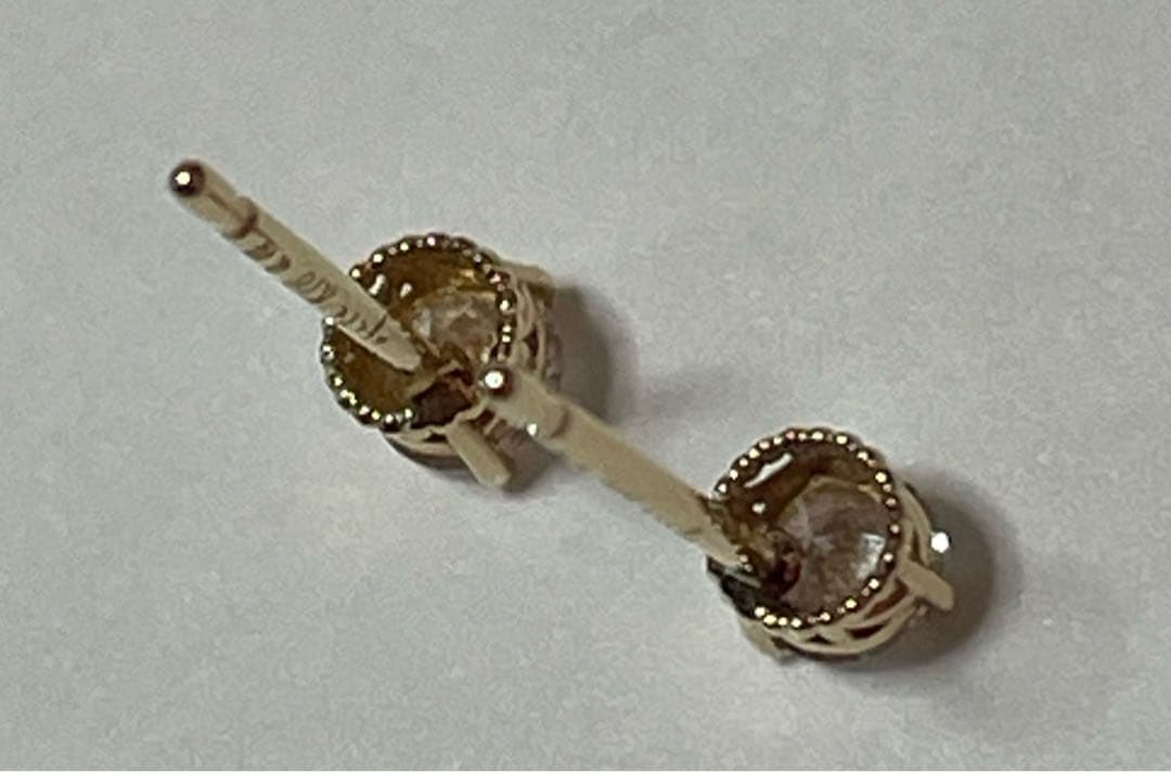 agete⭐︎アガット⭐︎一粒ダイヤピアス（0.1ct） ⭐︎18金