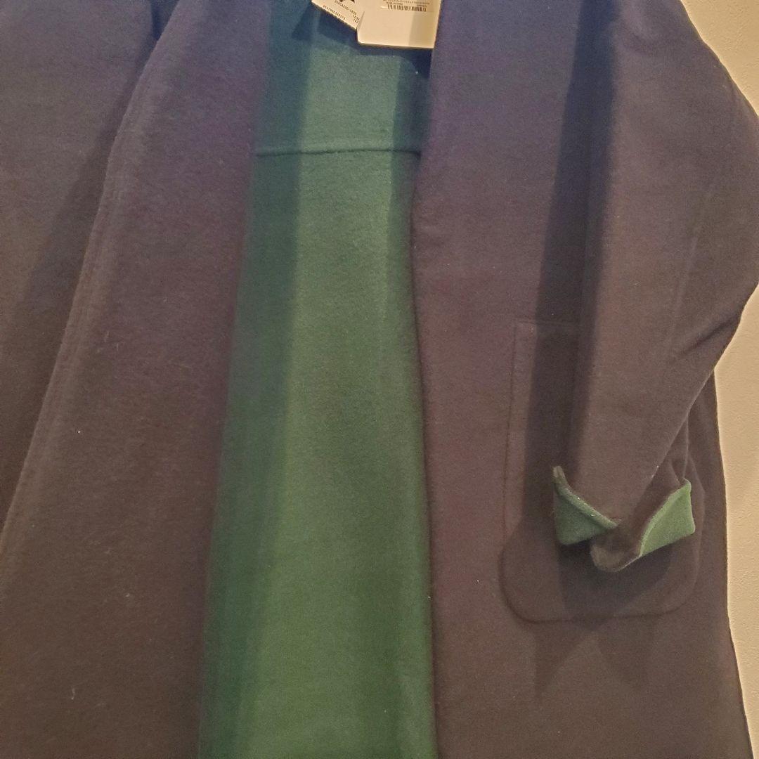 ENFOLD エンフォルド ノーカラーウールコート 新品