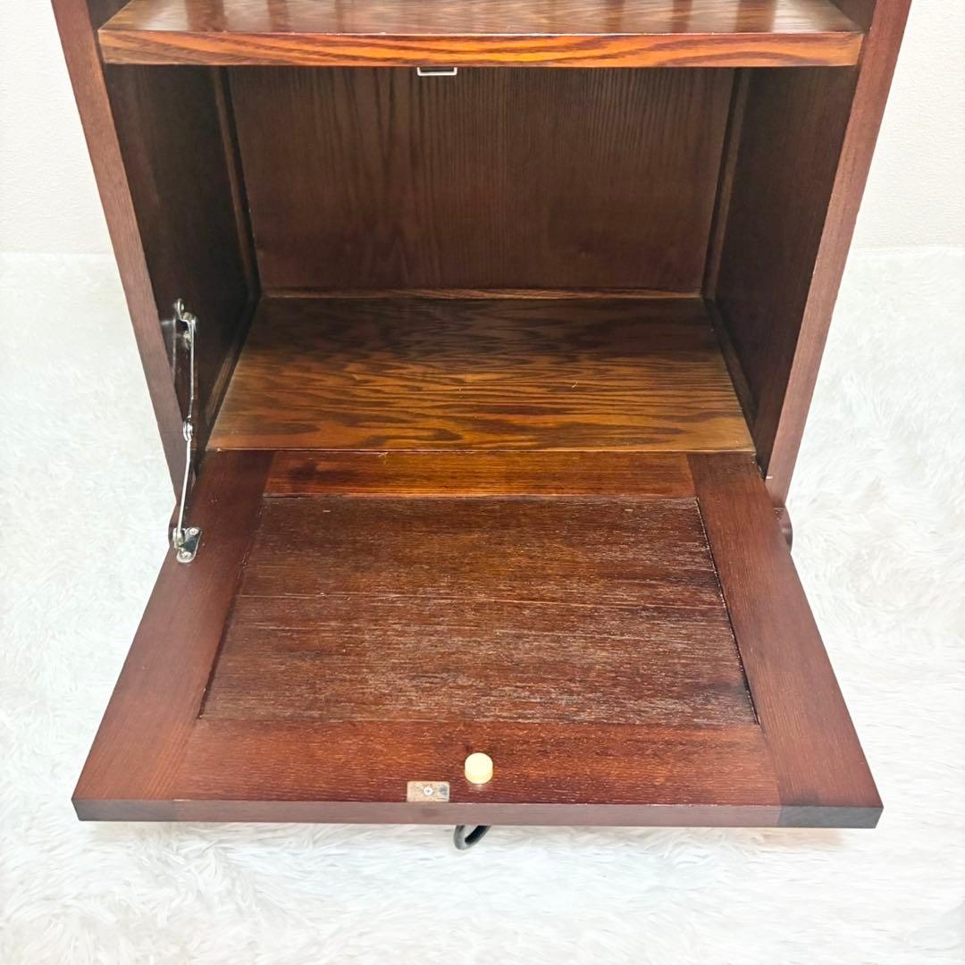 キャビネット　昭和レトロ　ニチハン　電話台　飾り棚　収納棚　アンティーク　ラック