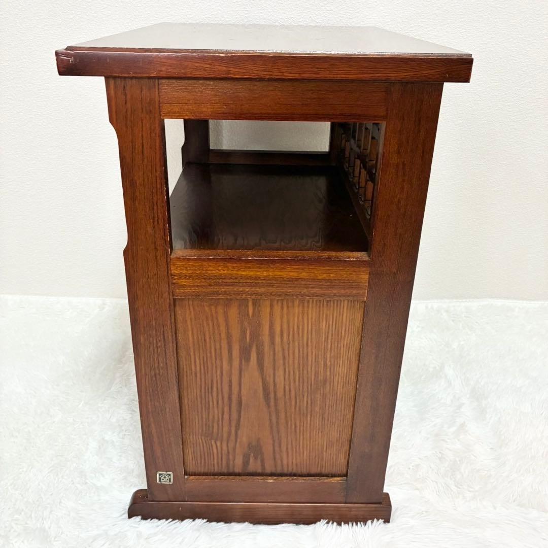 キャビネット　昭和レトロ　ニチハン　電話台　飾り棚　収納棚　アンティーク　ラック