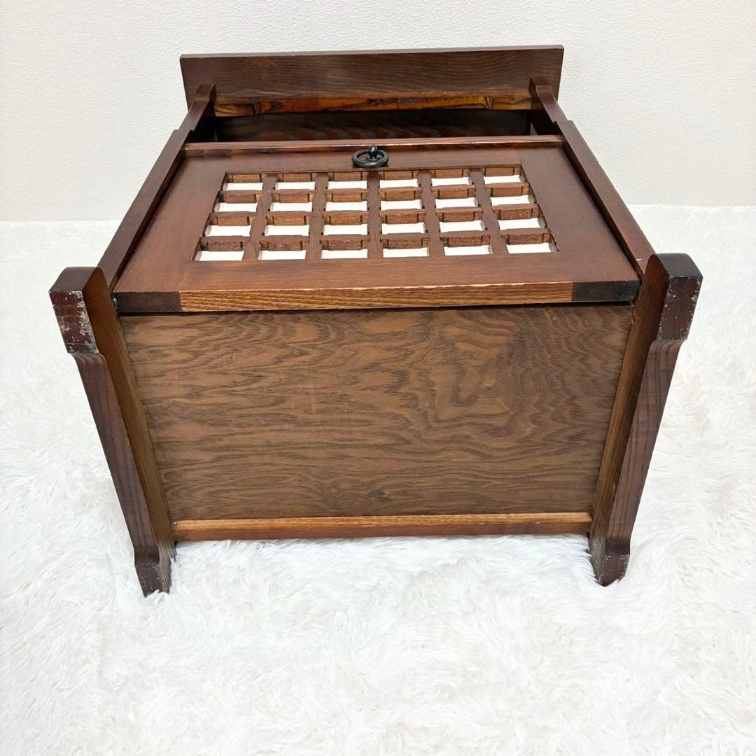 キャビネット　昭和レトロ　ニチハン　電話台　飾り棚　収納棚　アンティーク　ラック