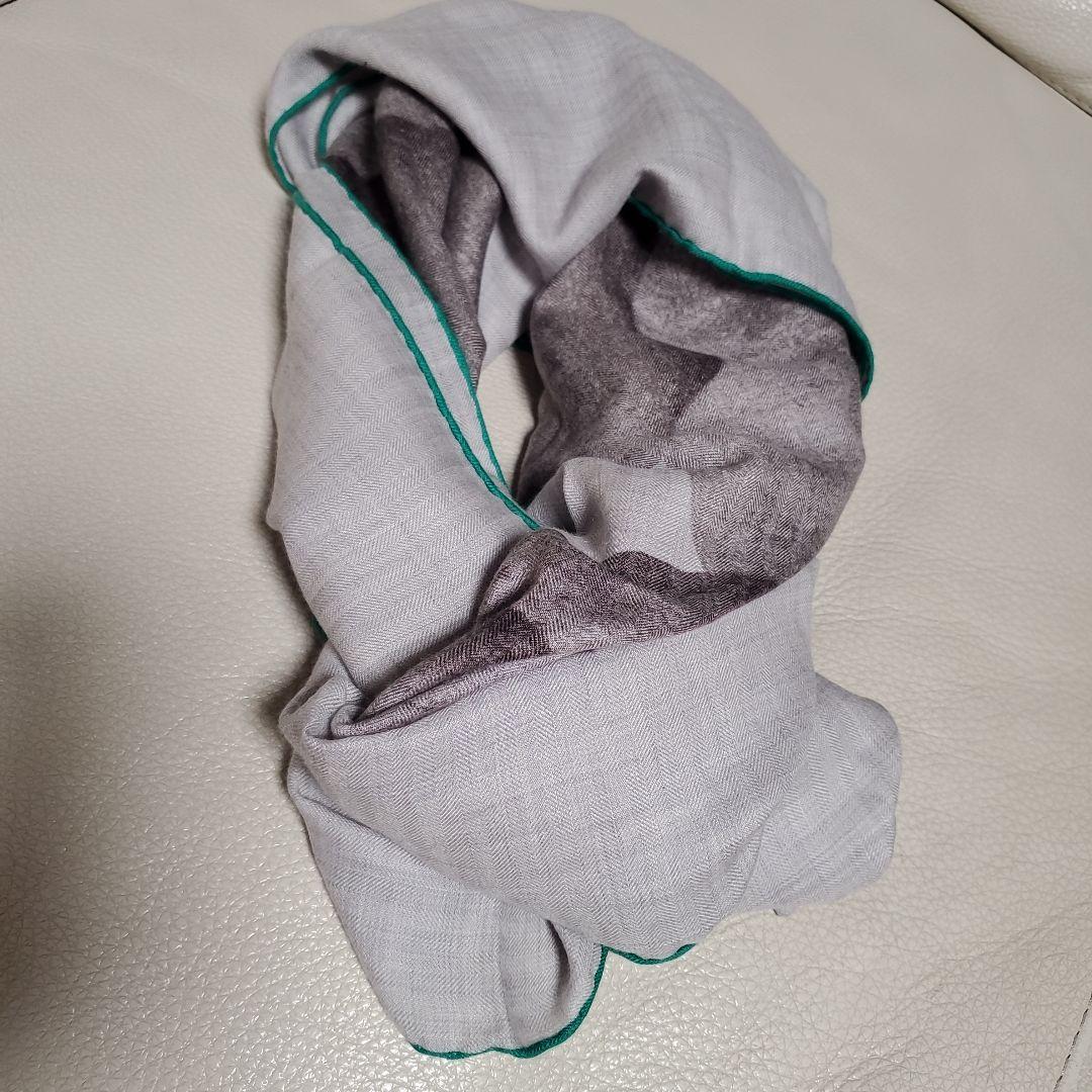 《美品》エルメス　カレジュアン　カシミアシルク140　アルマの薔薇