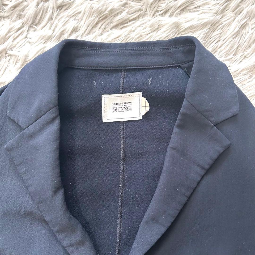 UNITED ARROWS & SONS テーラードジャケット　ネイビー　M