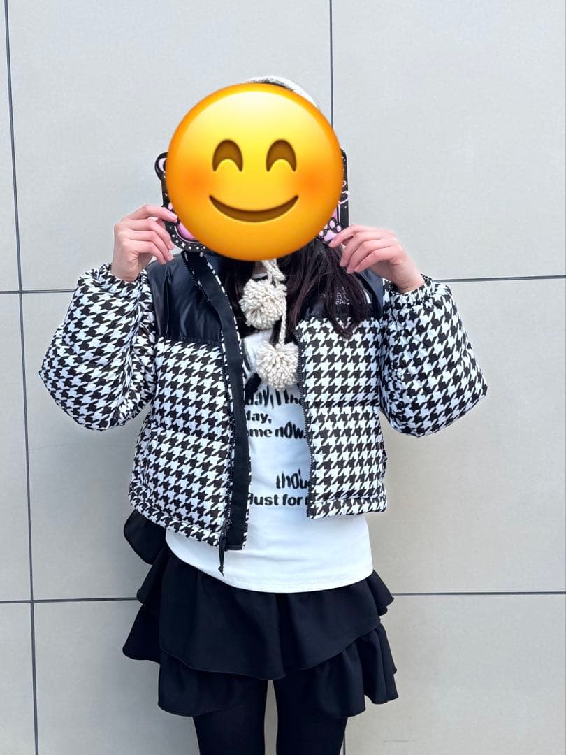 THE NORTH FACE ハウンドトゥース ダウンベスト M