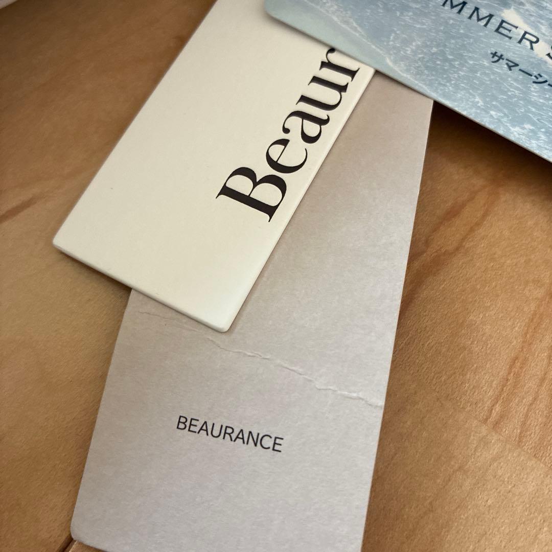 ビューランス　持ち手付きホワイト×ブラックフリル　晴雨兼用日傘①若干汚れあり！